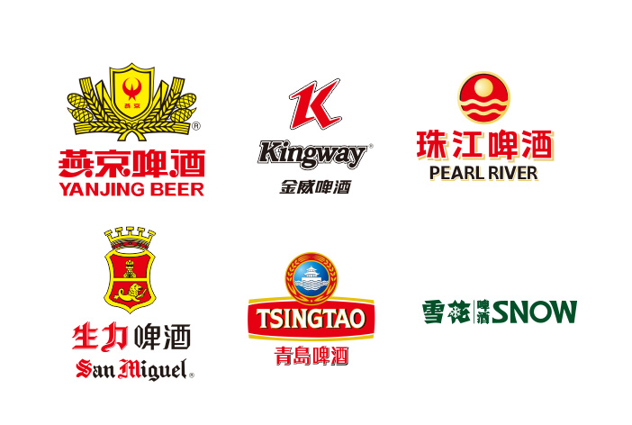 啤酒品牌LOGO矢量素材